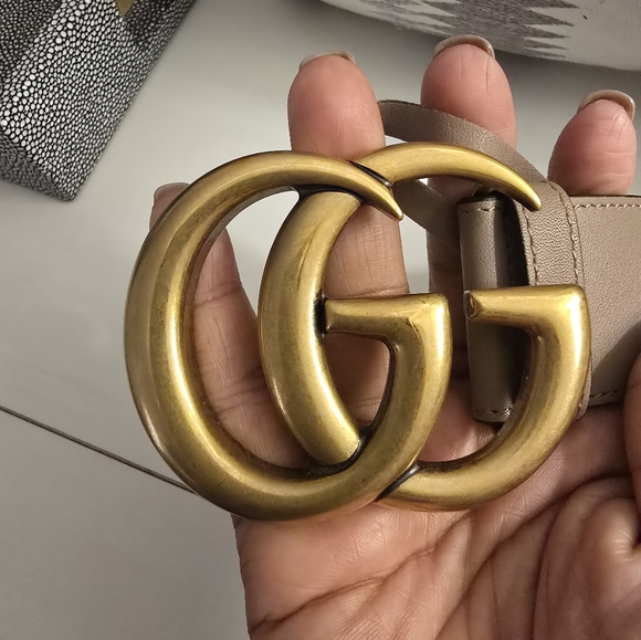 Gucci Gold GG Buckle Belt - Picture 7 of 7